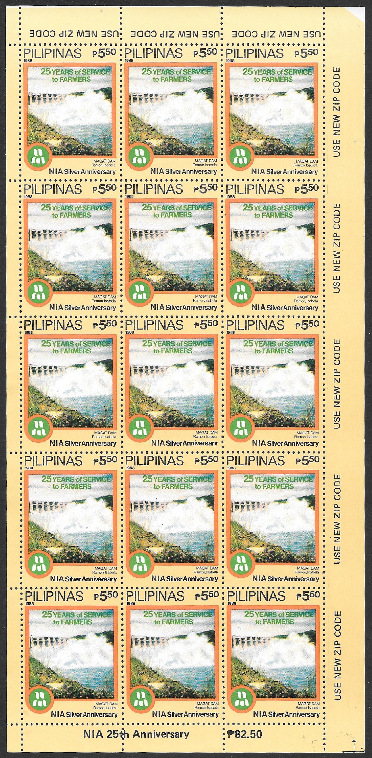 Philippines 1988 Full Sheet 